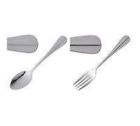 Olympia Baguette Table Fork St/St (Box 12) & Olympia Baguette Dessert Spoon St/St (Box 12)