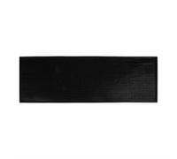 Olympia Bar Mat in Black TPE Rubber Non-Slip Spill Prevention HU093 - 200x610mm