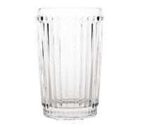Olympia Baroque Hi Ball Glasses 395ml Glasswasher Safe, Clear (6 Pack)