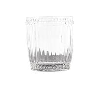 Olympia Baroque Rocks Glass 325Ml 115Oz Ribbed Effect Glass Washer Safe 6pc