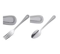 Olympia Bead Dessert Spoon St/St (Box 12) & Olympia Bead Table Fork St/St (Box 12)