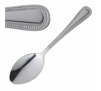 Olympia Bead Serving Spoon - Pack Quantity 12 - Stainless Steel 18/0 - 205(L)mm