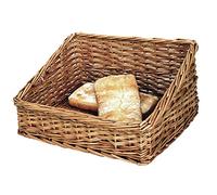 Olympia Bread Display Basket in Rustic Wooden Colour 200x510x390mm