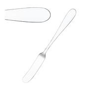 Olympia Buckingham Stainless Steel Butter Knife 164mm (Pack of 12), CY803 | Teardrop handle provides a balanced grip, while dishwasher-safe design ensures rapid cleanup in busy commercial venues.