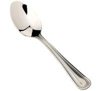 Olympia C130 Bead Stainless Steel Cutlery Tea Spoon (Pack of 12), Silver