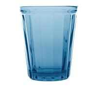 Olympia Cabot Panelled Tumblers 260ml, Heavy Duty Glass, Blue, 6 Pack