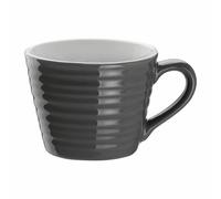 Olympia Café Aroma Mugs in Charcoal - Stoneware - 230 ml 8 Oz - 6 pc