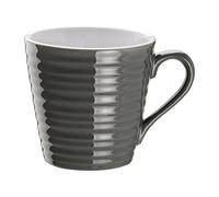 Olympia CafпїЅ Aroma Mugs in Charcoal - Stoneware - 340 ml 12 Oz - 6 pc