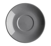 Olympia Cafe Flat White Saucers in Grey 135mm - Dishwasher Safe, Heavy Duty, Durable, Hotel Café Coffee Shop Tea Coffee Mug Cup Holder - Pack of 12