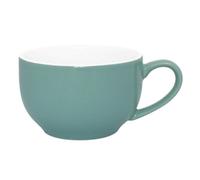 Olympia Cafe Coffee Mugs Aqua, Stoneware 230ml 8fl oz (12 Pack) - Oven, Microwave and Dishwasher Safe GL460