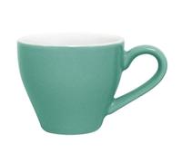 Olympia Cafe Stoneware Espresso Cups 100ml, Aqua (Pack of 12)