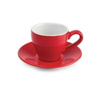 Olympia Cafe Espresso Cup Red - 100ml 3.38fl oz (Box 12)