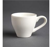 Olympia Cafe Espresso Cup White - 100ml 3.38fl oz (Box 12)
