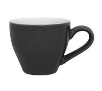 Olympia Cafe Espresso Cups Charcoal 100Ml 35Oz Porcelain Coffee Milk Jugs 12pc