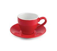 Olympia Cafe Espresso Cup Red - 100ml 3.38fl oz (Box 12)