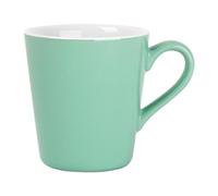 Olympia Cafe Flat White Cups in Green 170ml - Chip Proof, Dishwasher and Microwave Safe, Durable Hotel Restaurant Café Tea Coffee Mugs - Pack of 12