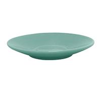 Olympia Cafe Porcelain Espresso Coffee Saucers 12 Pack, Aqua