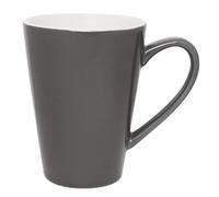 Olympia Cafe Latte Cups Charcoal 340ml (Pack of 12)
