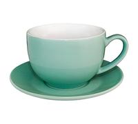 Olympia Cappuccino Cup Cafe - Porcelain 340 ml (11.5 fl oz) - Aqua - Box of 12