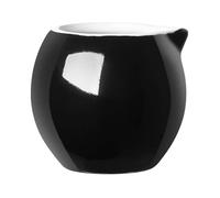 Olympia Cafe Stoneware Dishwasher Safe Milk Jug 70ml Box of 6, Black