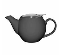 Olympia Cafe Teapot in Charcoal with Removable Filter - Stoneware - 510 ml 18 Oz