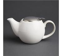 Olympia Cafe Teapot White 510Ml 18Oz Restaurant Catering Tea Innovative 1pc