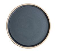 Olympia Canvas Flat Round Plate Blue Granite 180mm (Pack of 6)