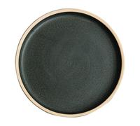 Olympia Canvas Flat Round Plate Green Verdigris 180mm 7" / 180mm