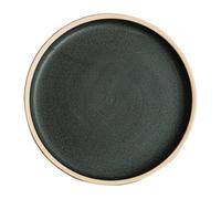 Olympia Canvas Flat Round Plate Green Verdigris 180mm (Pack of 6) - FA321