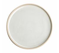 Olympia Canvas Flat Round Plate Murano White 180mm (Pack of 6)