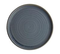 Olympia Canvas Small Rim Round Plate Blue Granite 265mm (Pack of 6)