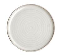 Olympia Canvas Small Rim Round Plate Murano White 265mm (Pack of 6)