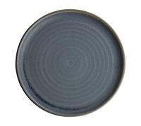 Olympia Canvas Small Rim Round Plate Blue Granite 265mm (Pack of 6)