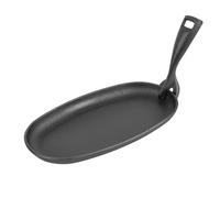 Olympia Cast Iron Sizzler Pan Induction Safe Removable Handle Heavy Duty - 149mm
