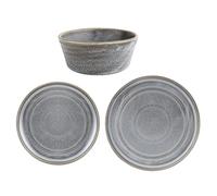 Olympia Cavolo Serve Like A Pro 18-Piece Charcoal Dusk Dinner Set