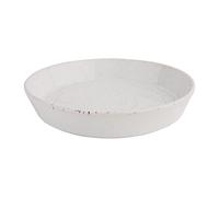 Olympia Cavolo Flat Round Bowls White Speckle 220mm (Pack of 4)