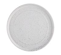 Olympia Cavolo Flat Round Plates 220mm, White Speckle Pack of 6, 220 mm | Commercial-grade porcelain build provides superb chip resistance, with a dishwasher-safe glaze and flat, stackable base.