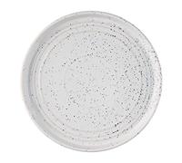 Olympia Cavolo White Speckle Flat Round Plate - 180mm (Box 6)