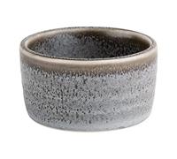 Olympia Cavolo Porcelain Dipping Dishes 67mm Charcoal Dusk, Grey, 67 mm | Dishwasher-safe for effortless cleanup and oven-safe to easily warm or prepare dips; backed by an edge chip guarantee.