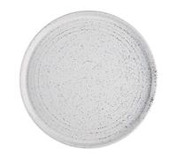 Olympia Cavolo Porcelain Flat Plates, White Speckle 270mm (4 Pack), 270 mm | Tough rolled edges resist chips in busy commercial kitchens, with a reactive glaze safe for ovens and dishwashers.