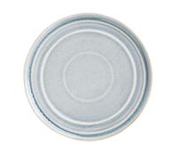 Olympia Cavolo Porcelain Flat Round Plates, Ice Blue, 220mm, Pack, 220 mm | Unique reactive glaze finish creates slightly varied looks; dishwasher-safe for busy commercial kitchens.