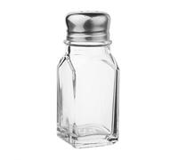 Olympia CE326 1X Nostalgic Salt And Pepper Shaker 100X40mm Glass Cruet Pot Kitchen Tableware,100(H)x 40(Ø)mm