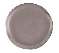Olympia Chia Plates in Charcoal - Porcelain - Uneven Edge - 205(пїЅ) mm - 6 pc