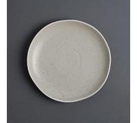 Olympia Chia Plates in Sand - Porcelain - Uneven Edge - 205(пїЅ) mm - 6 pc