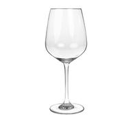 Olympia Chime Crystal Wine Glasses 495ml, Glasswasher Safe, 6 Pack, Clear | Lightweight 17.5oz stemware for restaurant bars, measuring 225x90mm with a recommended 250ml serving size.