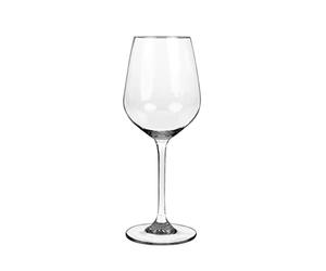 Olympia Chime Lead-Free Crystal Wine Glass - 365ml, Pack of 6, 365 ml | Chip-proof rim design reduces replacement costs, whilst glasswasher-safe properties ensure rapid cleaning in busy venues.