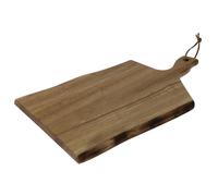 Olympia Chopping Board Wavy Handled in Acacia Wood - 305(W) x 215(D) mm