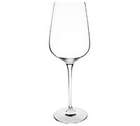 Olympia Claro One Piece Crystal Wine Glasses 430ml, Pack of 6 | Tall, thin stem offers an elegant design for bars or restaurants, while glasswasher safe construction ensures easy cleanup.