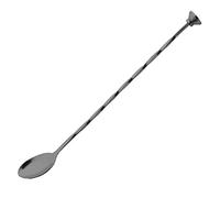 Olympia Cocktail Mixing Spoon Stainless Steel 290mm, Gunmetal