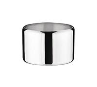 Olympia Concorde Stainless Steel Sugar Bowl 145ml Dishwasher Safe, 145 ml | Polished mirror finish adds elegance to commercial table services, sized 44x67mm to fit compact cafe trays.
